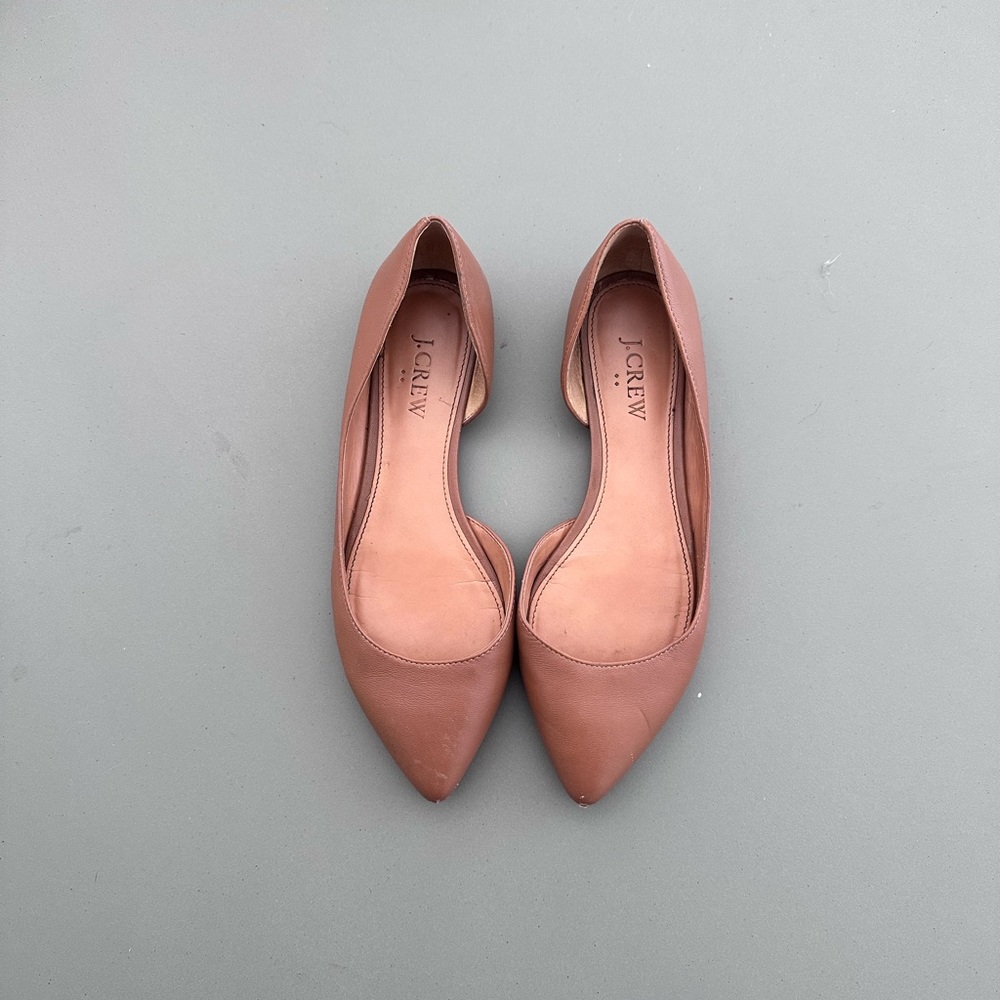 J. Crew leather flats size 6